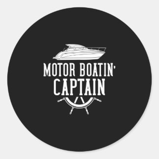 Motorboot motorboot snelboot prestaties ronde sticker