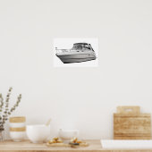 Motorboot Poster (Keuken)