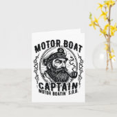 Motorboot S.o.b. Oude Pontonkapitein Op Th Kaart (Gele Bloem)