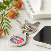 Motorboot Sleutelhanger (Zijkant)