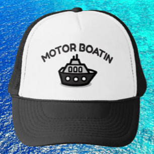 Motorboot Trucker Hoed – Leuk Sarcasme Pet