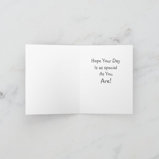 Motorboot Verjaardag Kaart (Binnen)