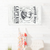 Motorbootkapitein Funny Pontonvaren Spandoek (Insitu)