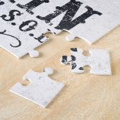 Motorbootkapitein Grappige Pontonbootvaren Legpuzzel (Zijkant)