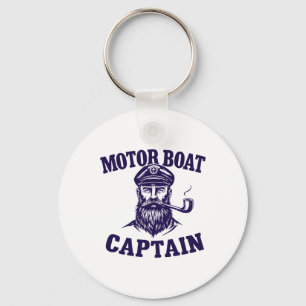 Motorbootkapitein Tee Grappig Varend Outfit Zeilen Sleutelhanger
