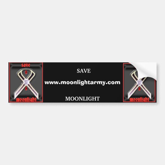 motorbumper bumpersticker (Voorkant)