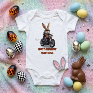 Motorbunny Wanzin - Schattig Fietser Konijn Motorf Romper