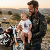 Motorbunny Wanzin - Schattig Fietser Konijn Motorf Romper