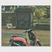 motorcadeaus voor hem cadeaupapier (Vlak)
