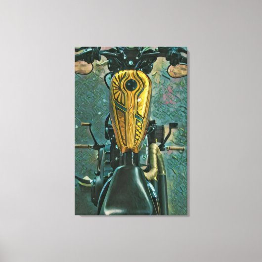 motorcadeaus voor hem canvas afdruk (Voorkant)