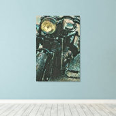 motorcadeaus voor hem canvas afdruk (Insitu (Houten vloer))