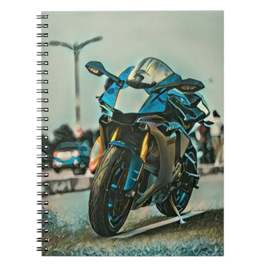 motorcadeaus voor hem notitieboek (Voorkant)