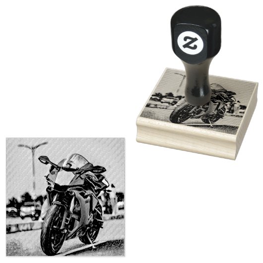 motorcadeaus voor hem rubberstempel (Gestempeld)