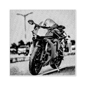 motorcadeaus voor hem rubberstempel (Afrduk)