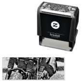 motorcadeaus voor hem  zelfinktende stempel (In situ)