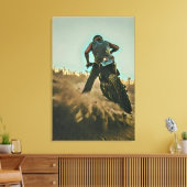 motorcadeaus voor vader canvas afdruk (Insitu (Woonkamer))