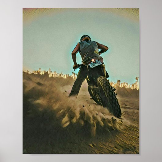 motorcadeaus voor vader poster (Voorkant)