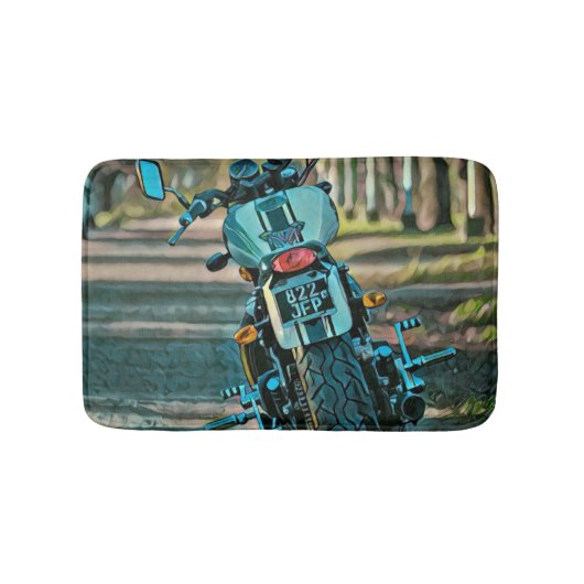 motorcadeaus voor vriendje badmat (Voorkant)