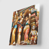 Motorcijfers voor de hindoe vierkante klok (Hoek)