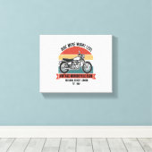  motorclub Est. 1982 Canvas Afdruk (Insitu (Houten vloer))