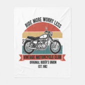  motorclub Est. 1982 Fleece Deken (Voorkant)