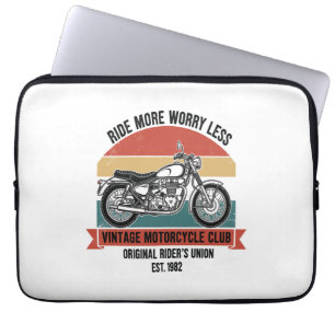 motorclub Est. 1982 Laptop Sleeve