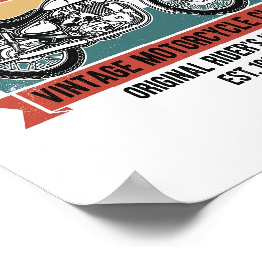 motorclub Est. 1982 Poster (Hoek)