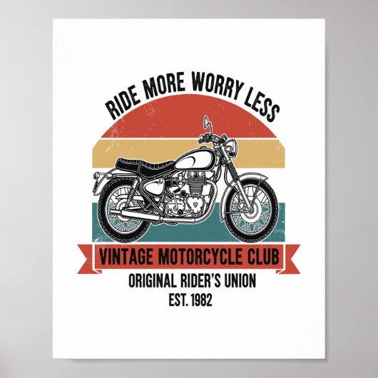  motorclub Est. 1982 Poster (Voorkant)