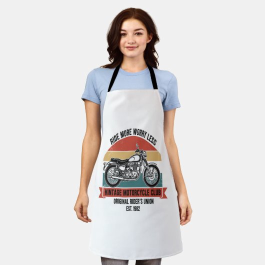  motorclub Est. 1982 Schort (Gedragen)