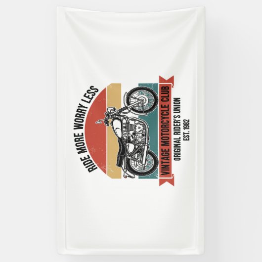 motorclub Est. 1982 Spandoek (Verticaal)