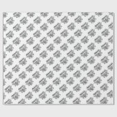 Motorclub Motorcycle Tire met vleugels Cadeaupapier (Vlak)