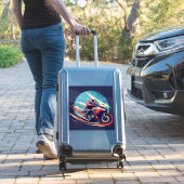 Motorcoureur Racen Sticker (Koffer Insitu)