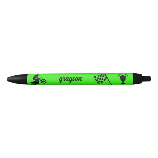 Motorcross 2 pack gepersonaliseerde naam Pen (Voorkant)