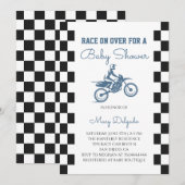 Motorcross Baby Shower Kaart (Voorkant / Achterkant)