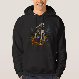 Motorcross Biker Forest Dirt Bike Mannen Jongens G Hoodie