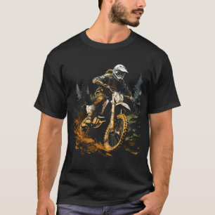 Motorcross Biker Forest Dirt Bike Mannen Jongens G T-shirt