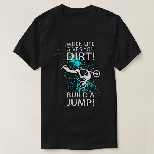 Motorcross Biker Freestyle Stunt 36 T-shirt (Design voorkant)