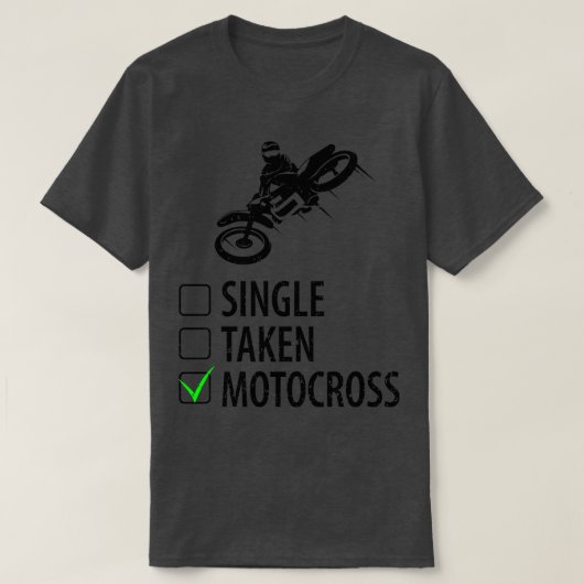 Motorcross Biker Freestyle Stunt 3 T-shirt (Design voorkant)