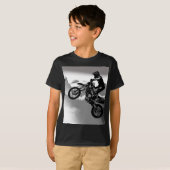 Motorcross Biker - Rocky Mountains T-shirt (Voorkant volledig)