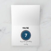 Motorcross Birthday Kaart (Binnen)