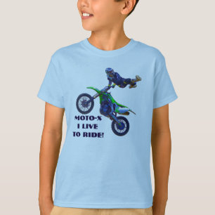 Motorcross Dirt-Bike Champion Rider T-shirt