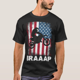 Motorcross Dirt Bike Motorcycle USA Amerika T-shirt