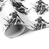 Motorcross Dirt Bike Wrapping Papier (Rol Hoek)