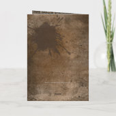 Motorcross Dirt Biking Message Kaart voor papa (Achterkant)