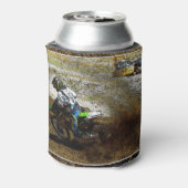 Motorcross Dirtbike Racer Sportcadeau Blikjeskoeler (Blikje Achterkant)