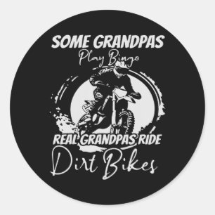 Motorcross Enduro Biker Opa Racing Dirt Bike Ri Ronde Sticker