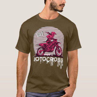 Motorcross Enduro Motorfiets Meisje Vrouwen Gift T-shirt