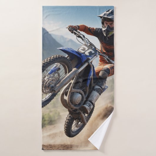Motorcross Energie!! Bad Handdoek (Badhanddoek)