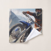 Motorcross Energie!! Bad Handdoek (Wasdoekje)
