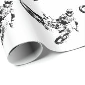 Motorcross Extreme sporten Cadeaupapier (Rol Hoek)